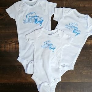 Gerber Onesie One Piece with Southern Boy print